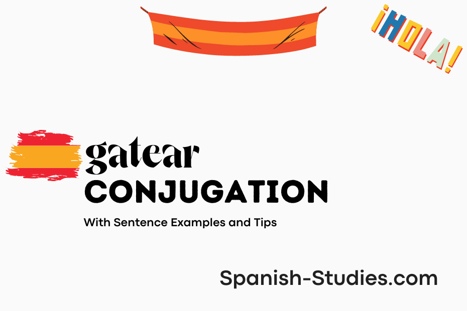 spanish conjugation of gatear