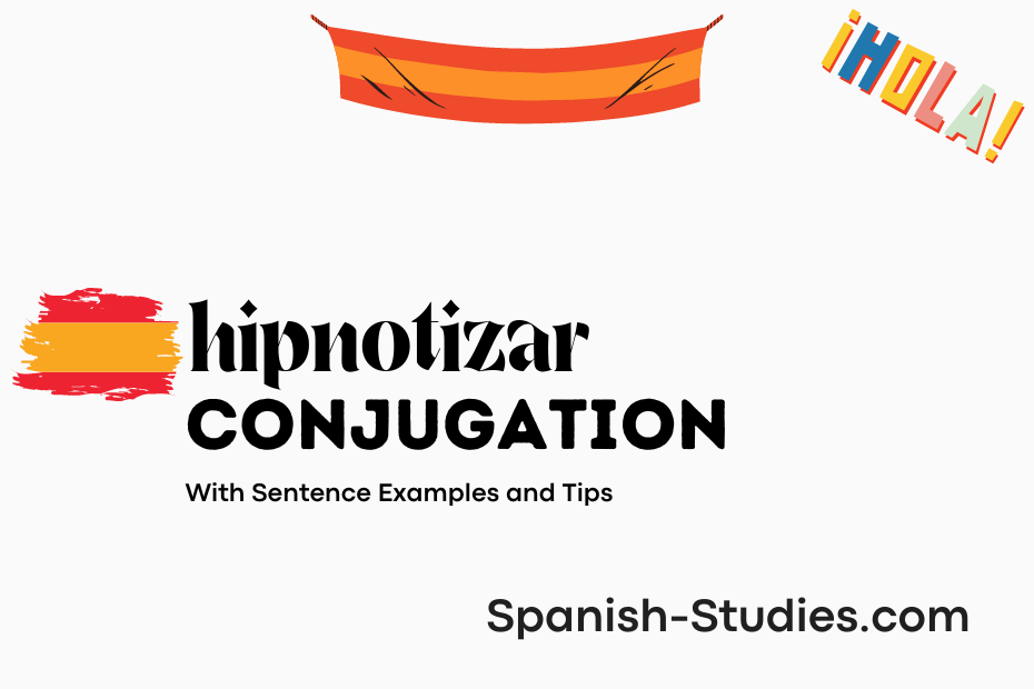 spanish conjugation of hipnotizar
