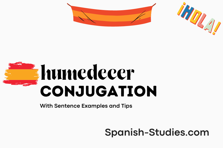 spanish conjugation of humedecer