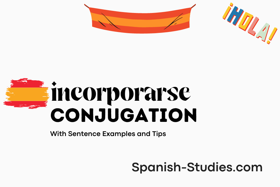 spanish conjugation of incorporarse