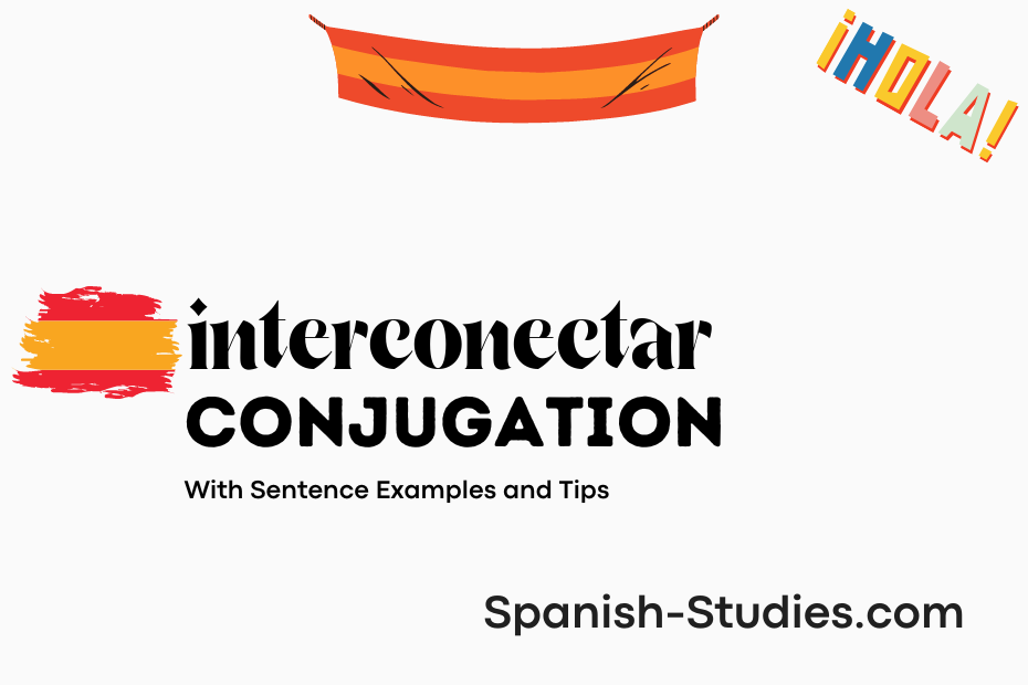 spanish conjugation of interconectar