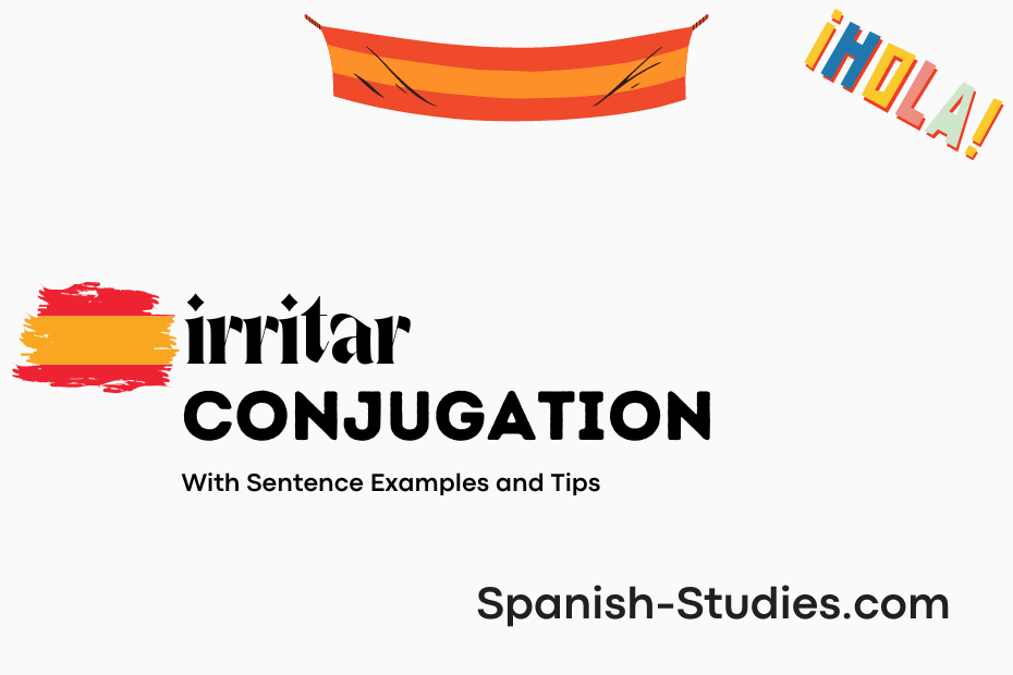 spanish conjugation of irritar