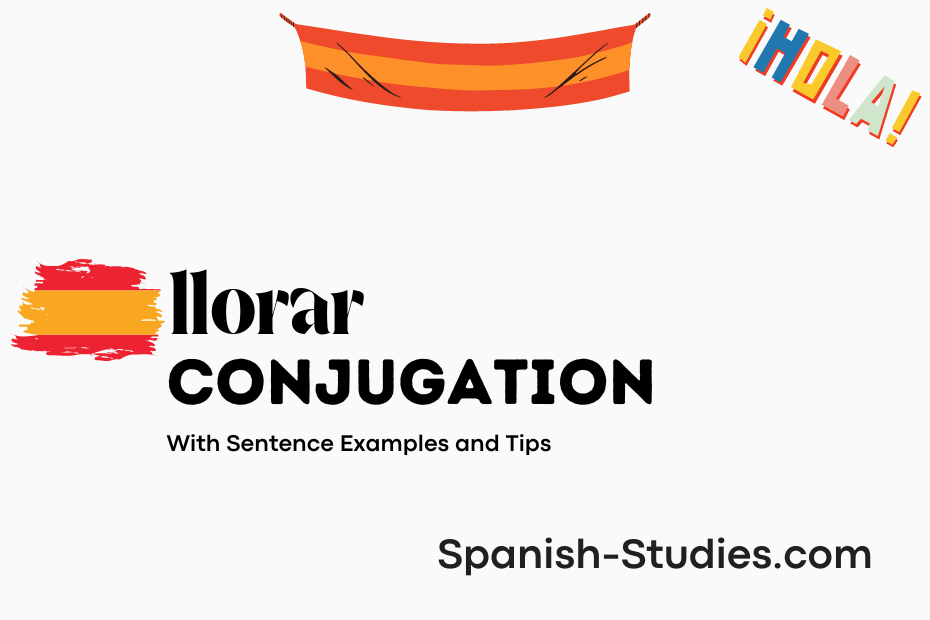 spanish conjugation of llorar