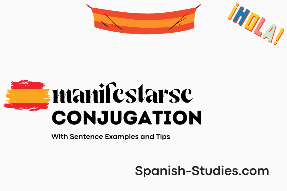 spanish conjugation of manifestarse