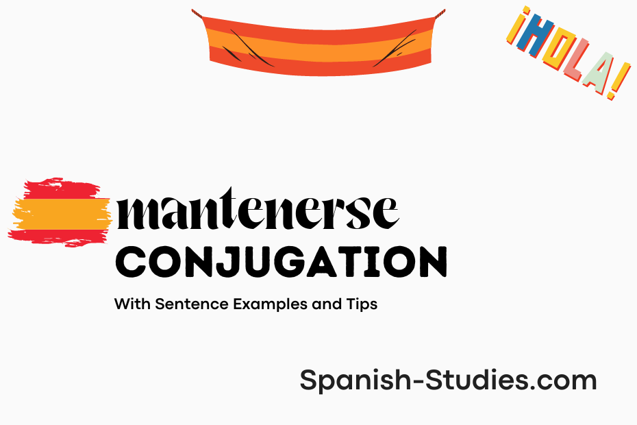 spanish conjugation of mantenerse