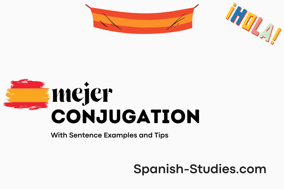 spanish conjugation of mejer