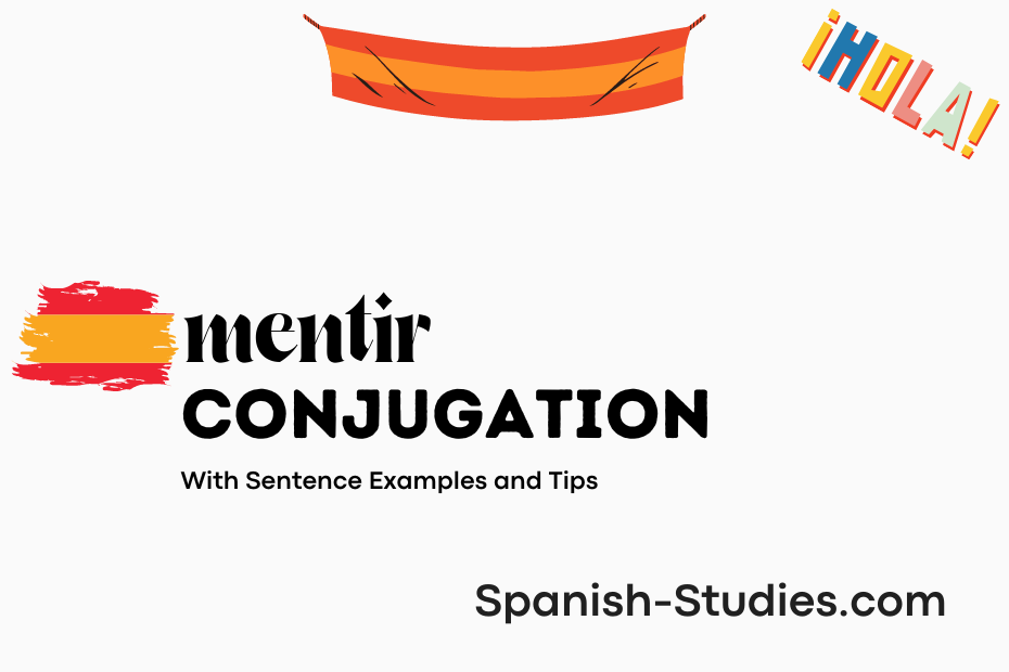 spanish conjugation of mentir