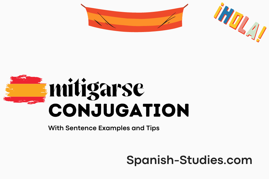 spanish conjugation of mitigarse