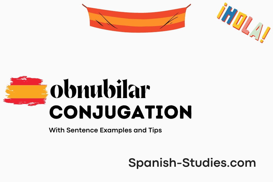 spanish conjugation of obnubilar