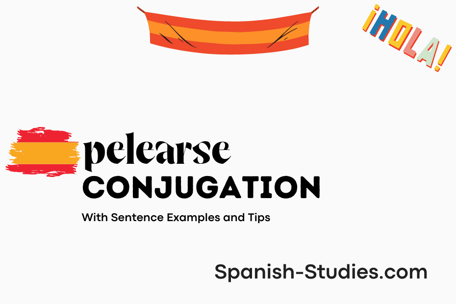 spanish conjugation of pelearse