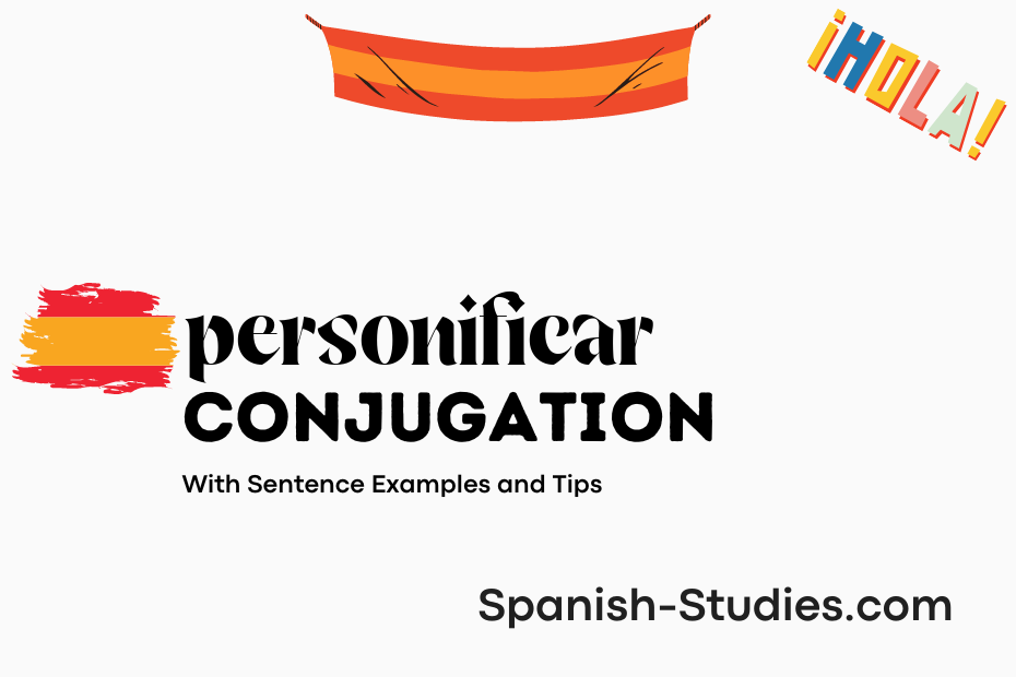 spanish conjugation of personificar