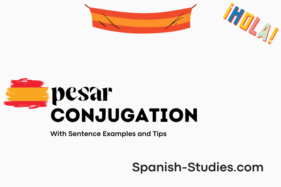 spanish conjugation of pesar