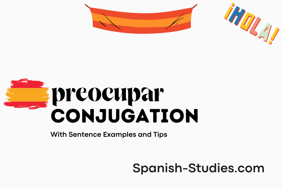 spanish conjugation of preocupar