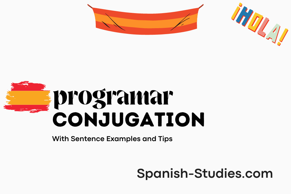 spanish conjugation of programar