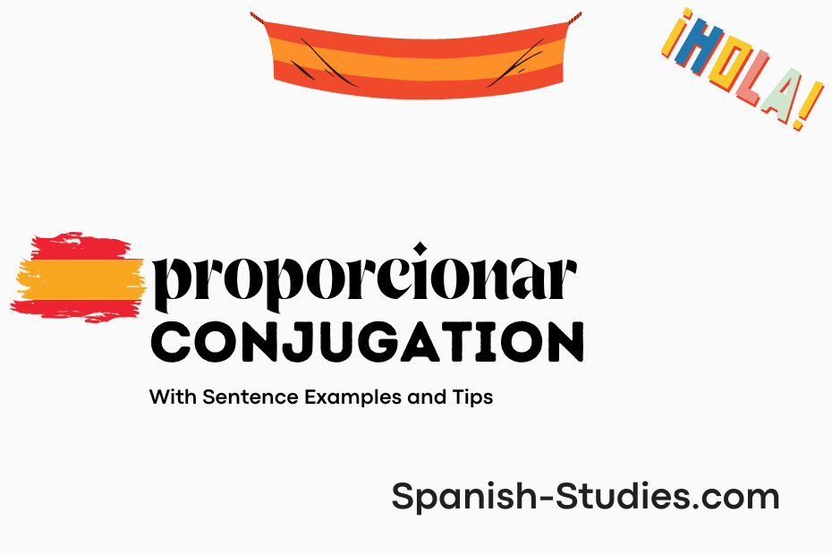 spanish conjugation of proporcionar