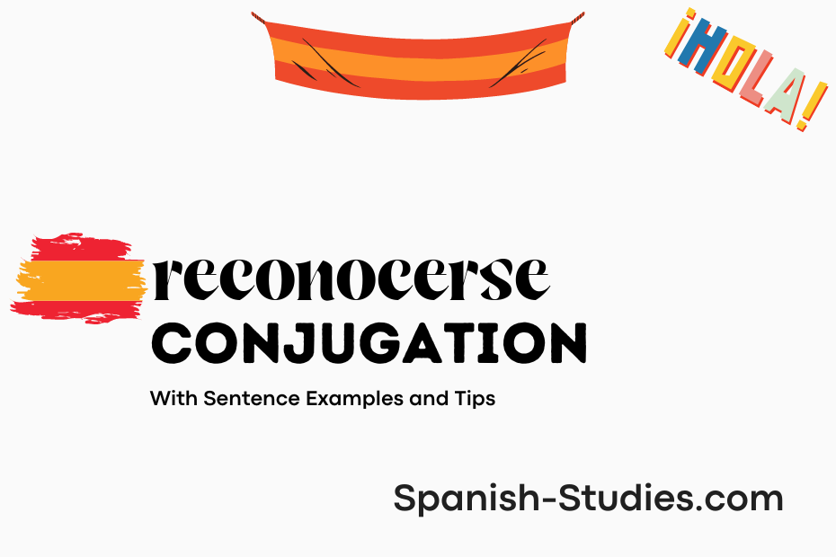 spanish conjugation of reconocerse