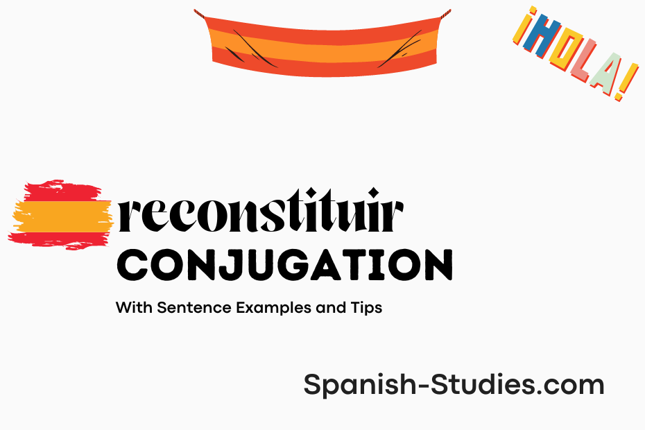 spanish conjugation of reconstituir