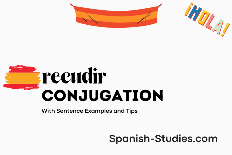 spanish conjugation of recudir