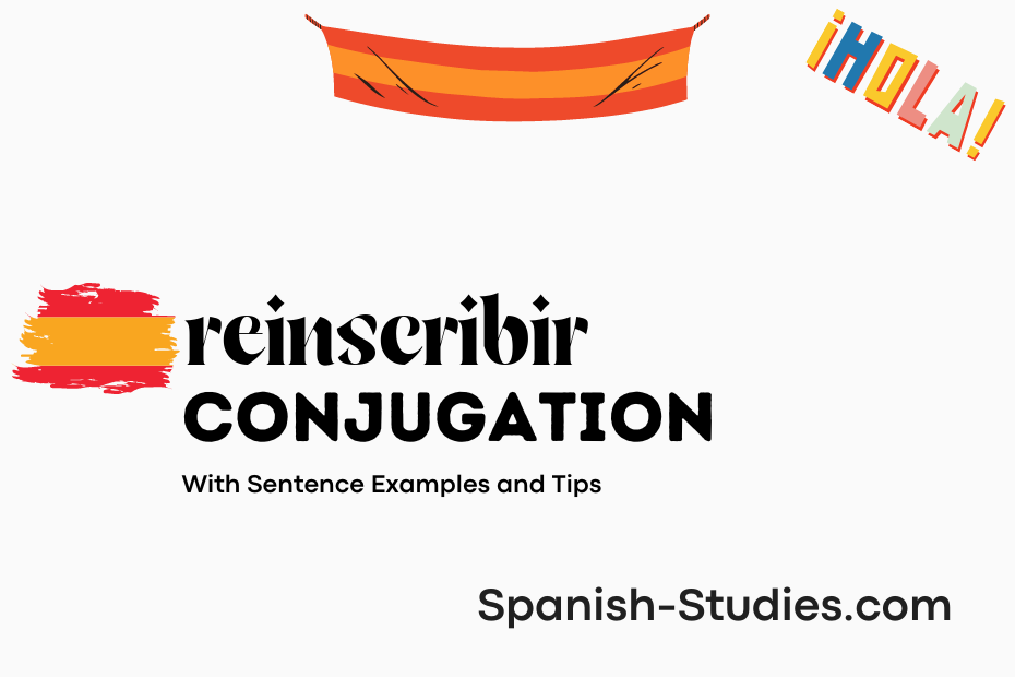 spanish conjugation of reinscribir