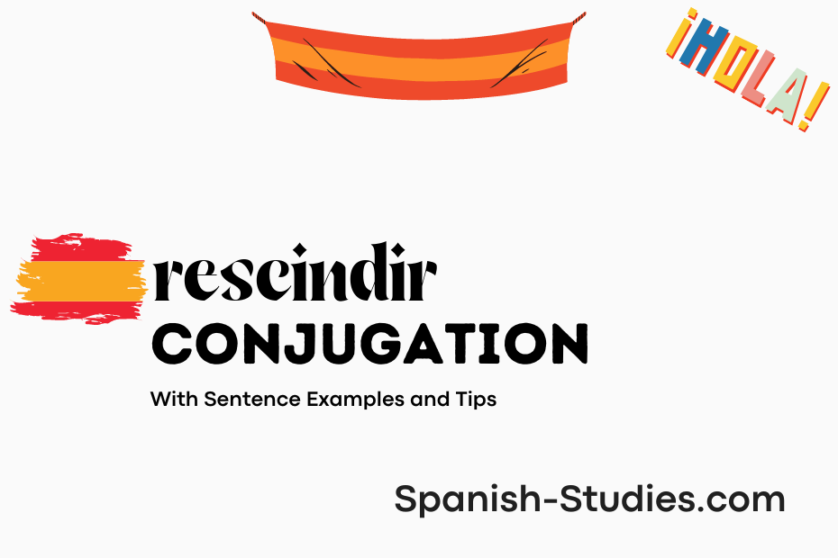 spanish conjugation of rescindir