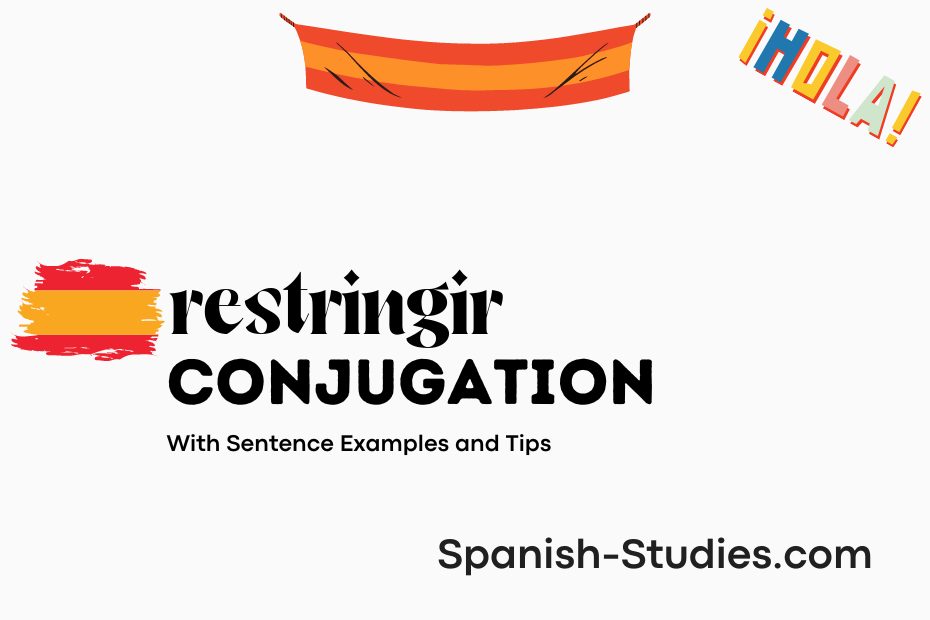 spanish conjugation of restringir