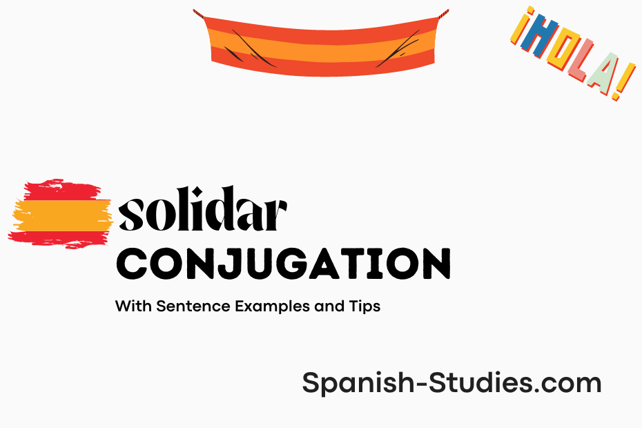 spanish conjugation of solidar