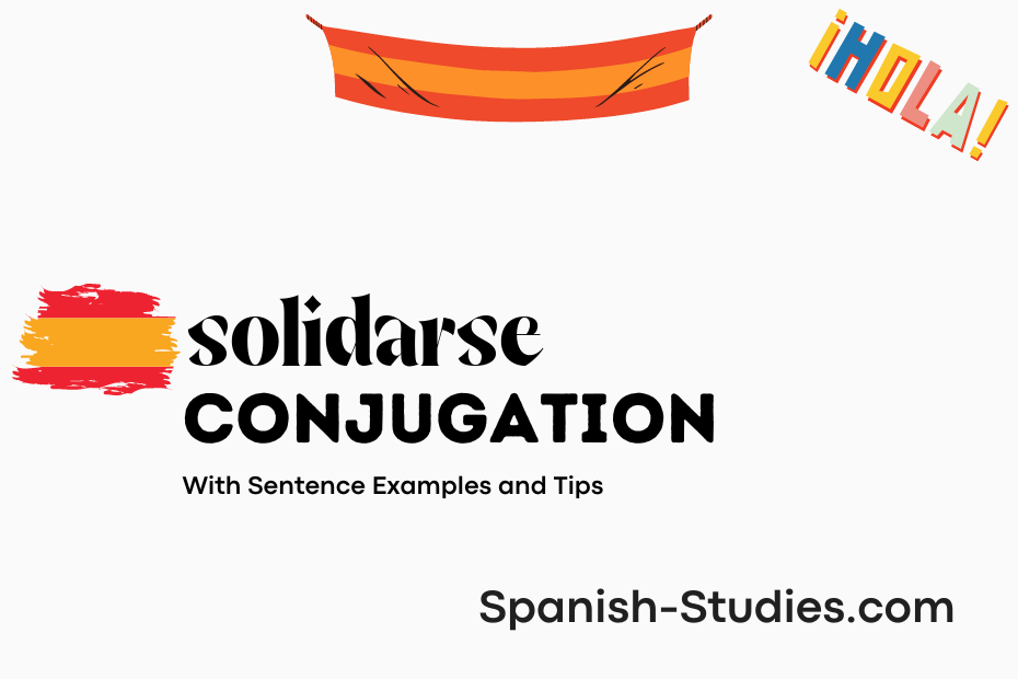 spanish conjugation of solidarse