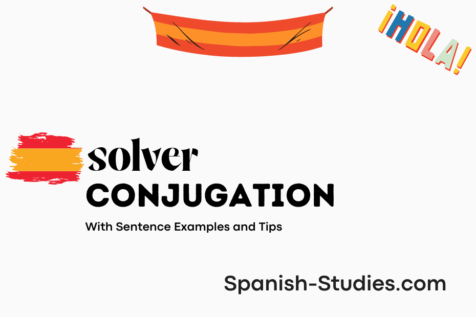 spanish conjugation of solver