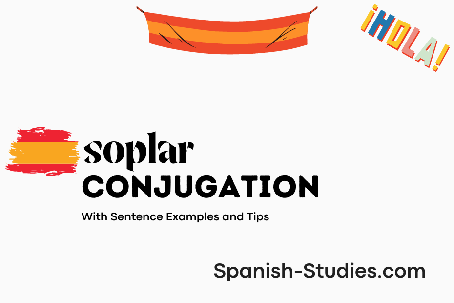 spanish conjugation of soplar