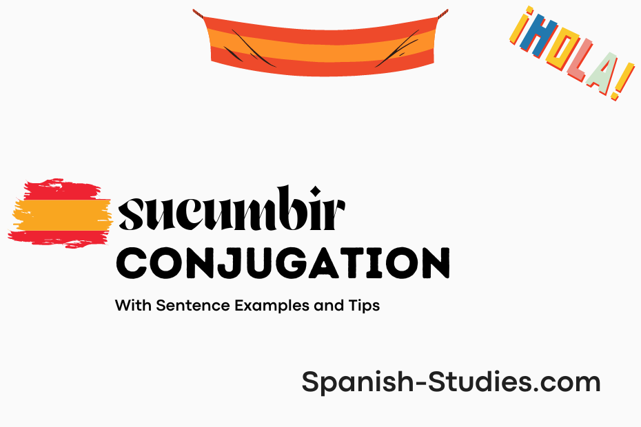 spanish conjugation of sucumbir