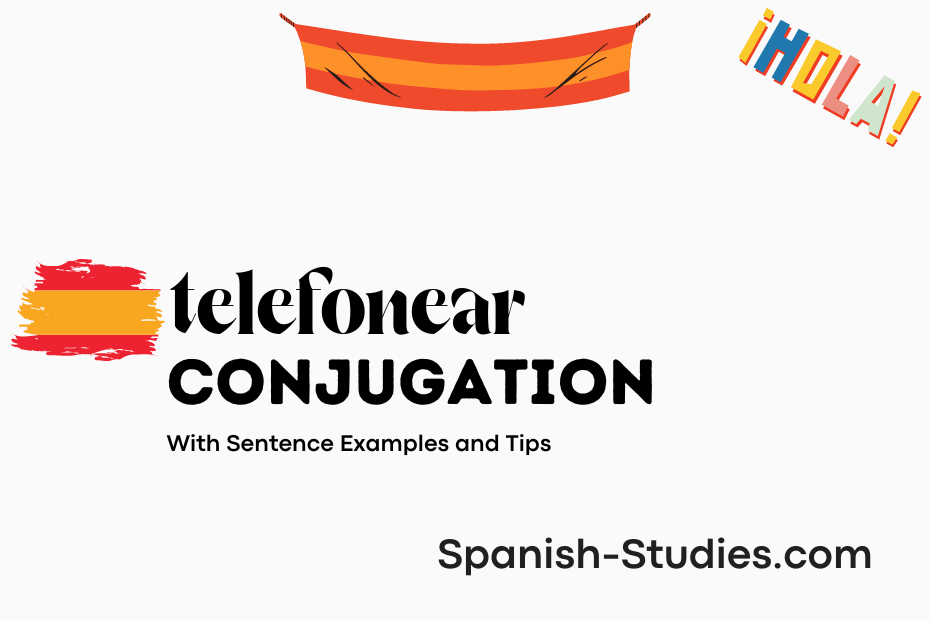 spanish conjugation of telefonear