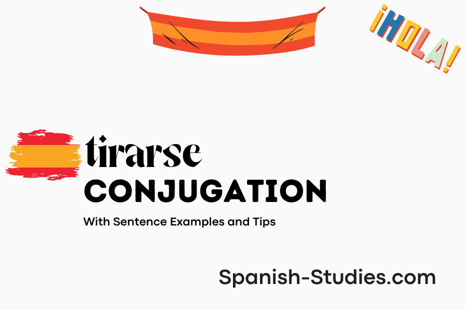 spanish conjugation of tirarse