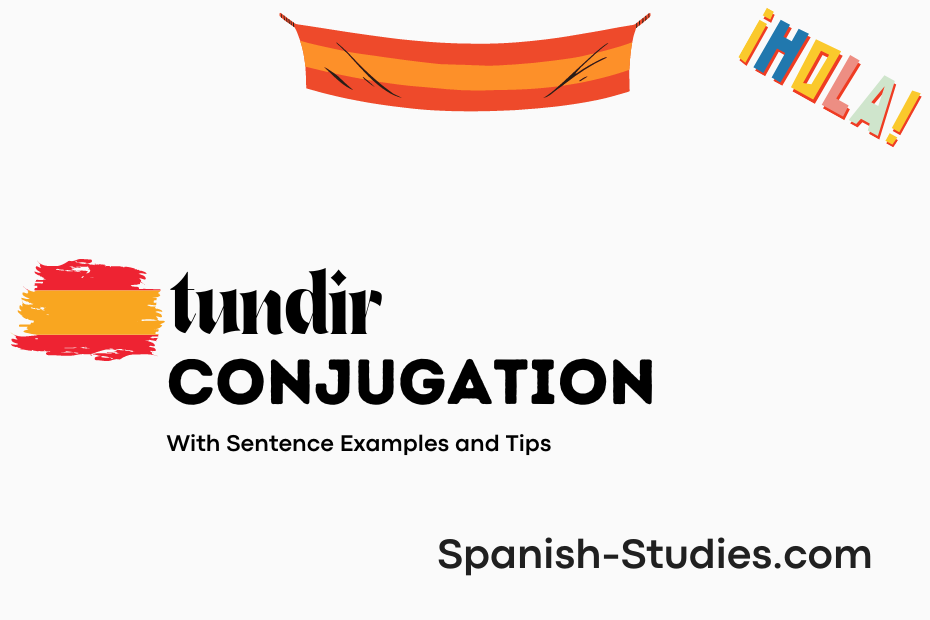 spanish conjugation of tundir