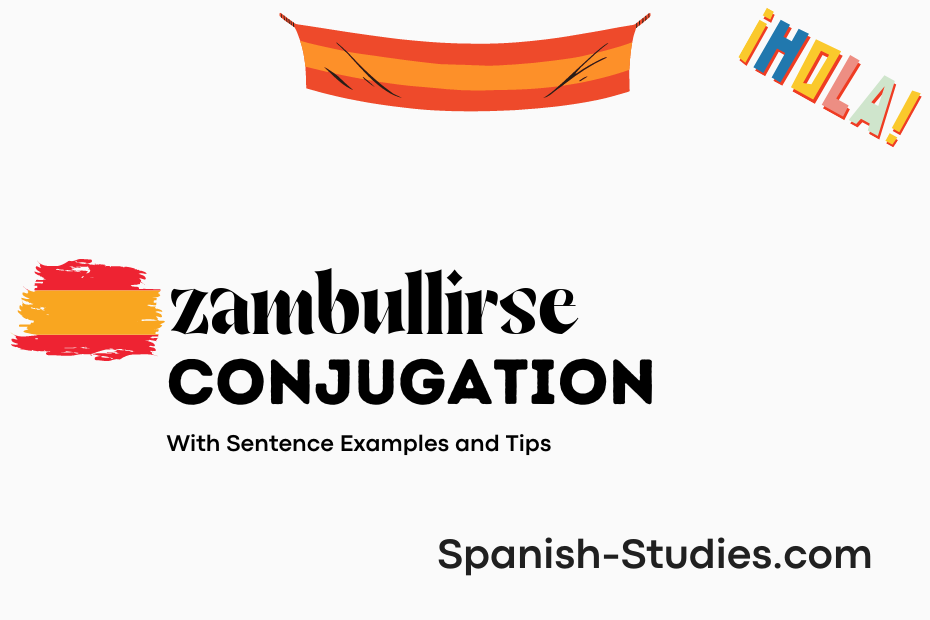 spanish conjugation of zambullirse